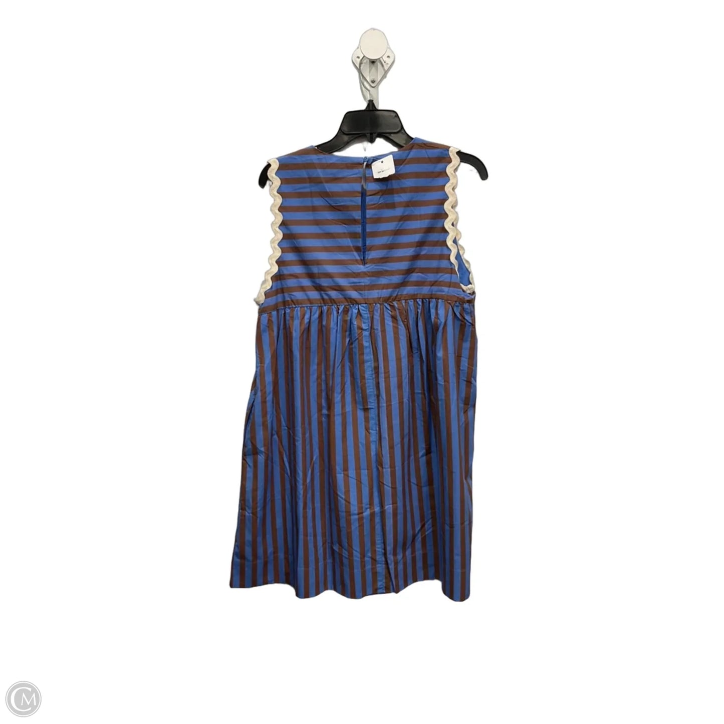 Dress Casual Short By Wishlist In Blue & Brown, Size: L