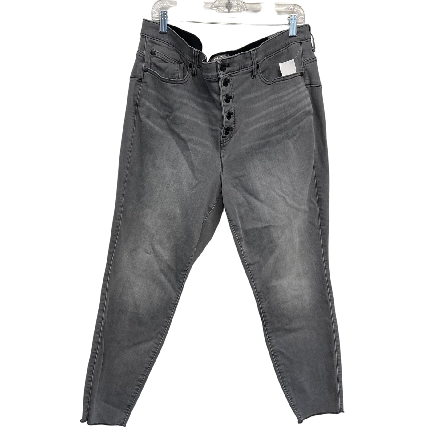 Jeans Skinny By Torrid In Grey, Size:20