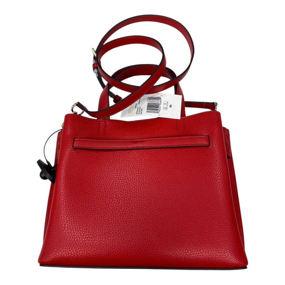 Handbag Designer By Michael Kors In Red, Size:Small