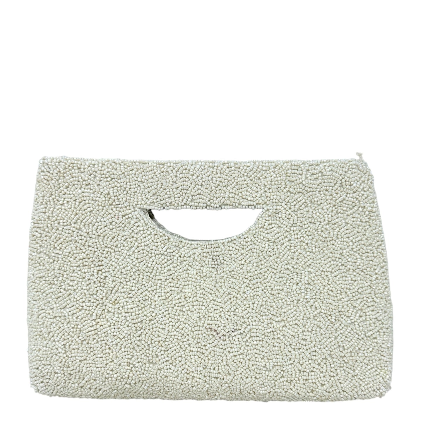 Beaded Donut Clutch Evening Bag  By Rachel Zoe, Size: Small