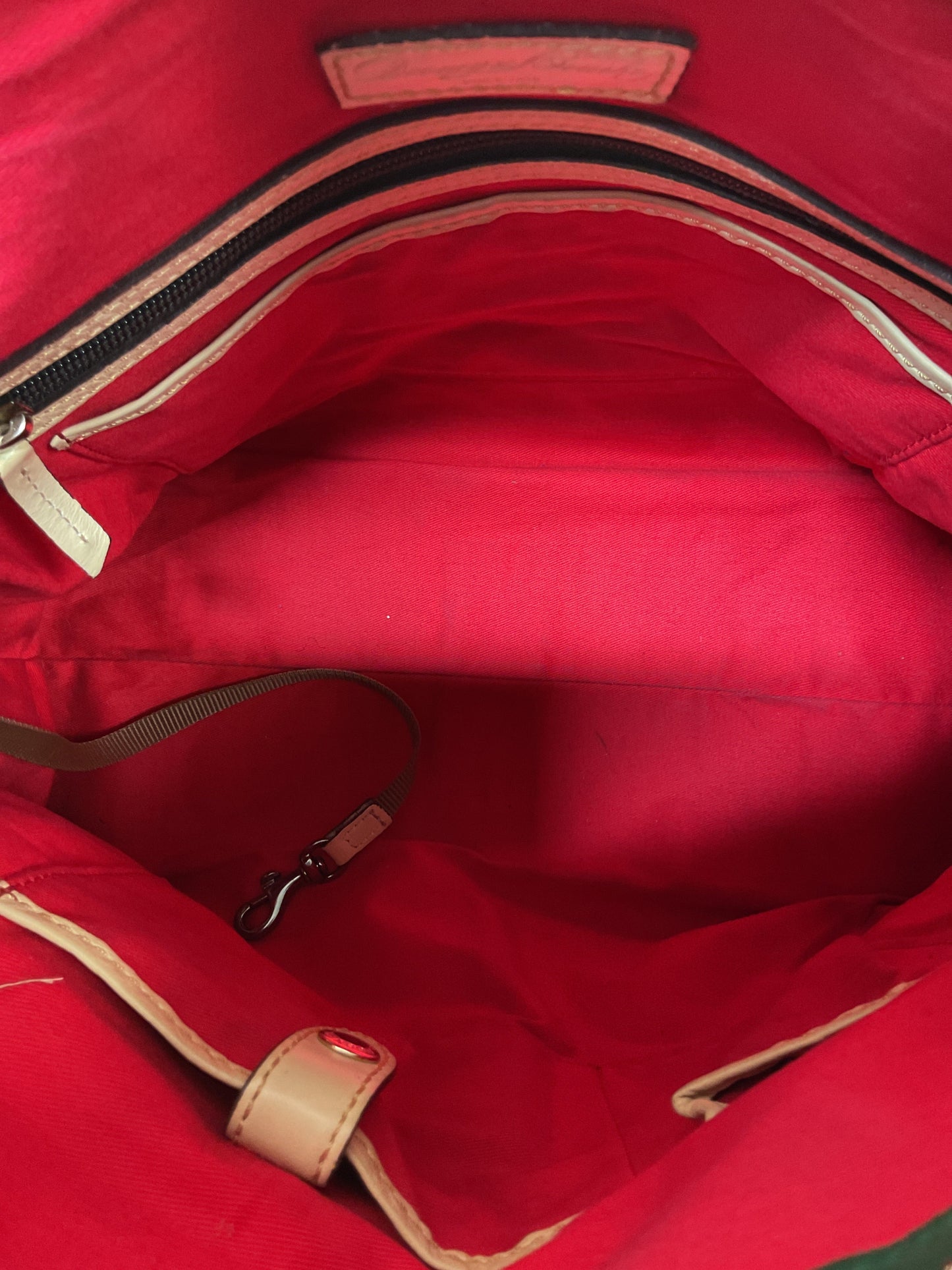 Handbag Designer By Dooney And Bourke In Tan, Size:Large