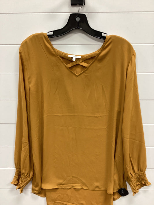 Top Ls By Maurices In Yellow, Size:1X