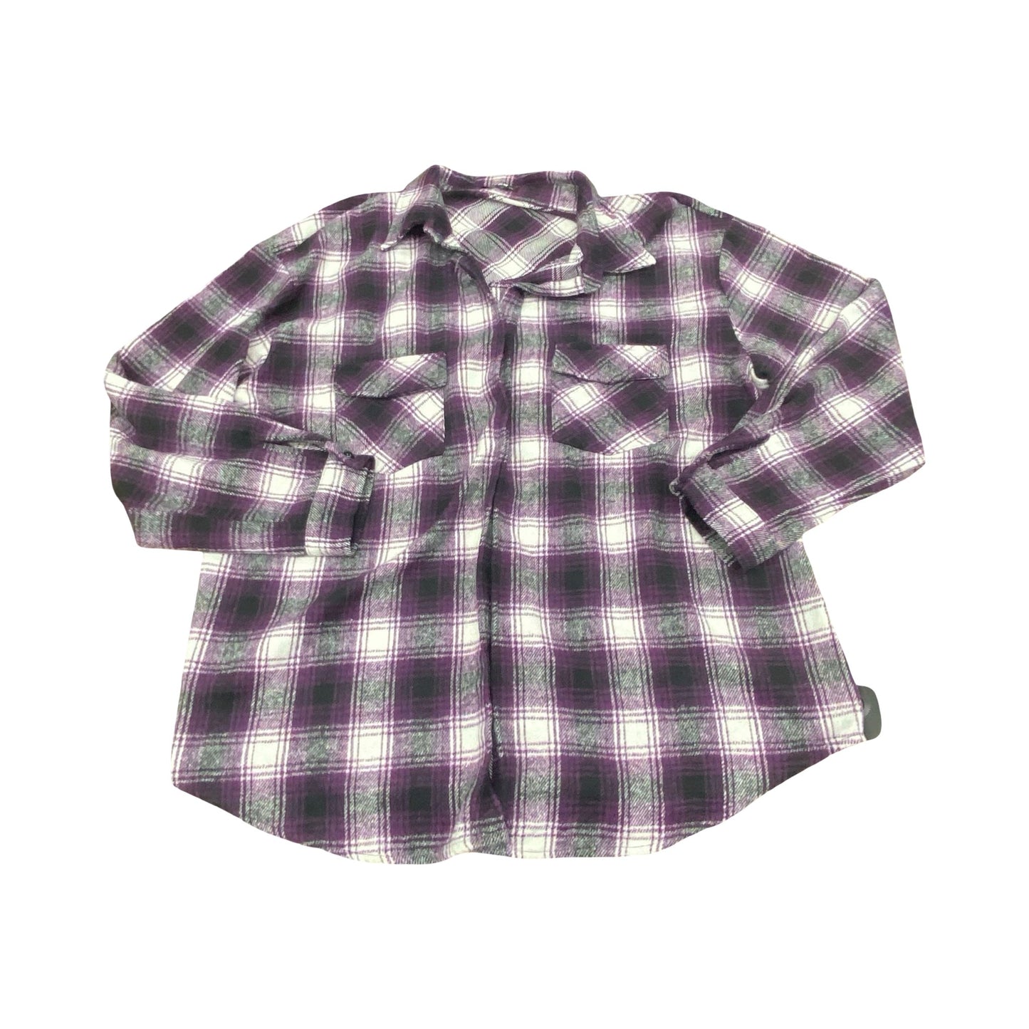 Jacket Shirt By Btfbm In Plaid Pattern, Size:Xxl