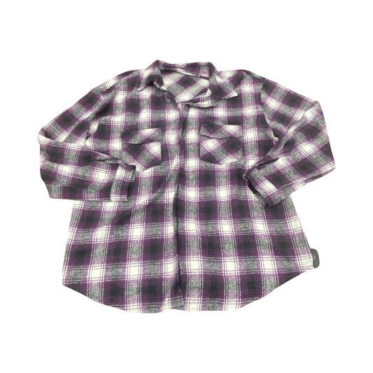 Jacket Shirt By Btfbm In Plaid Pattern, Size:Xxl
