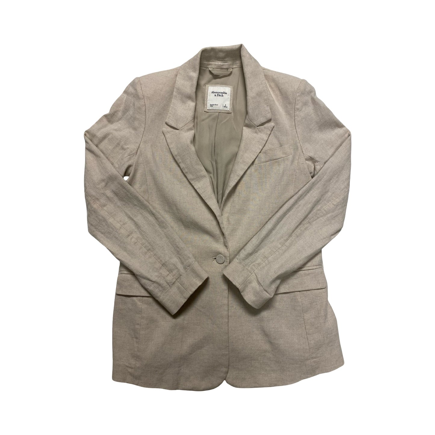 Blazer By Abercrombie And Fitch In Tan, Size:S