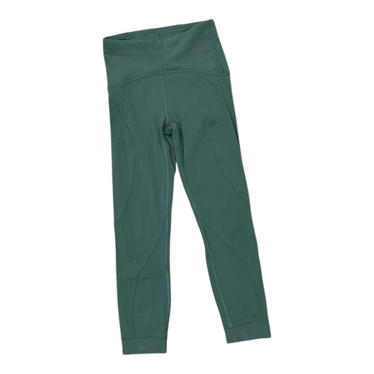 Athletic Leggings By Lululemon In Green, Size:S