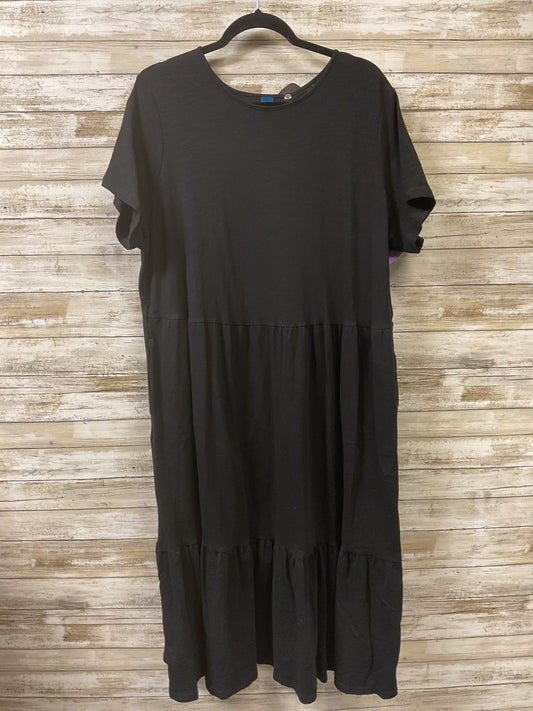 Dress Casual Maxi By Old Navy In Black, Size:2X