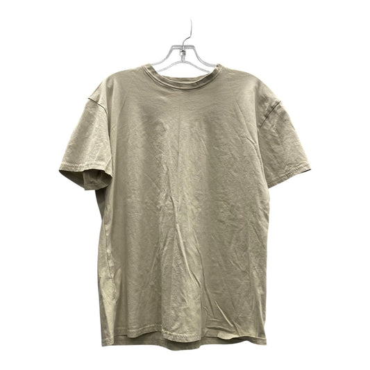 Athletic Top Ss By Athleta In Tan, Size:M