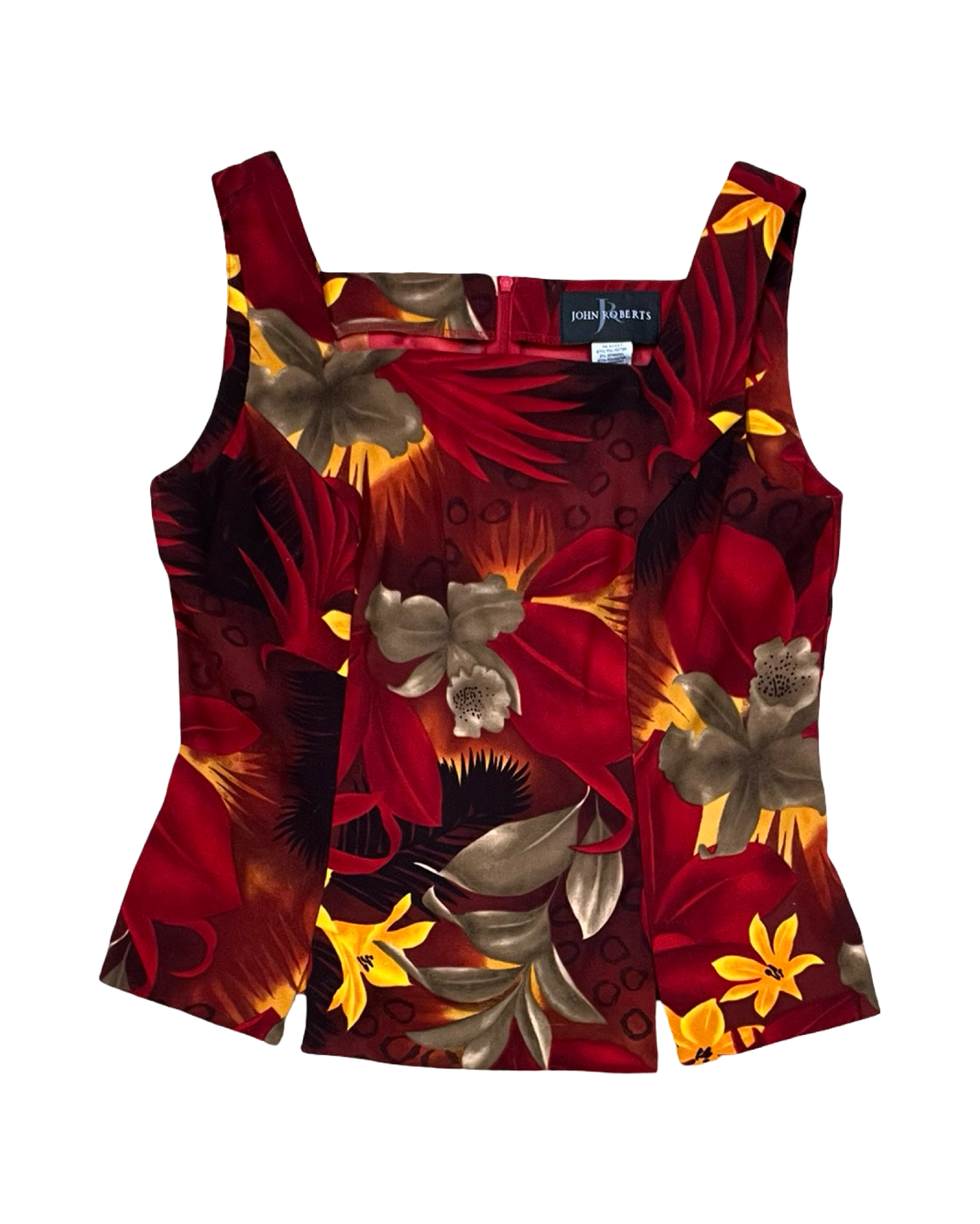 Top Sleeveless By Clothes Mentor In Floral Print, Size:M