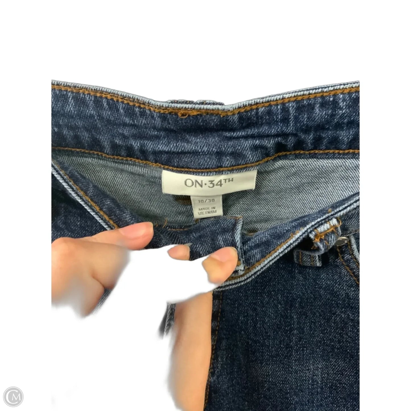Jeans Wide Leg By On 34th In Blue, Size: 10