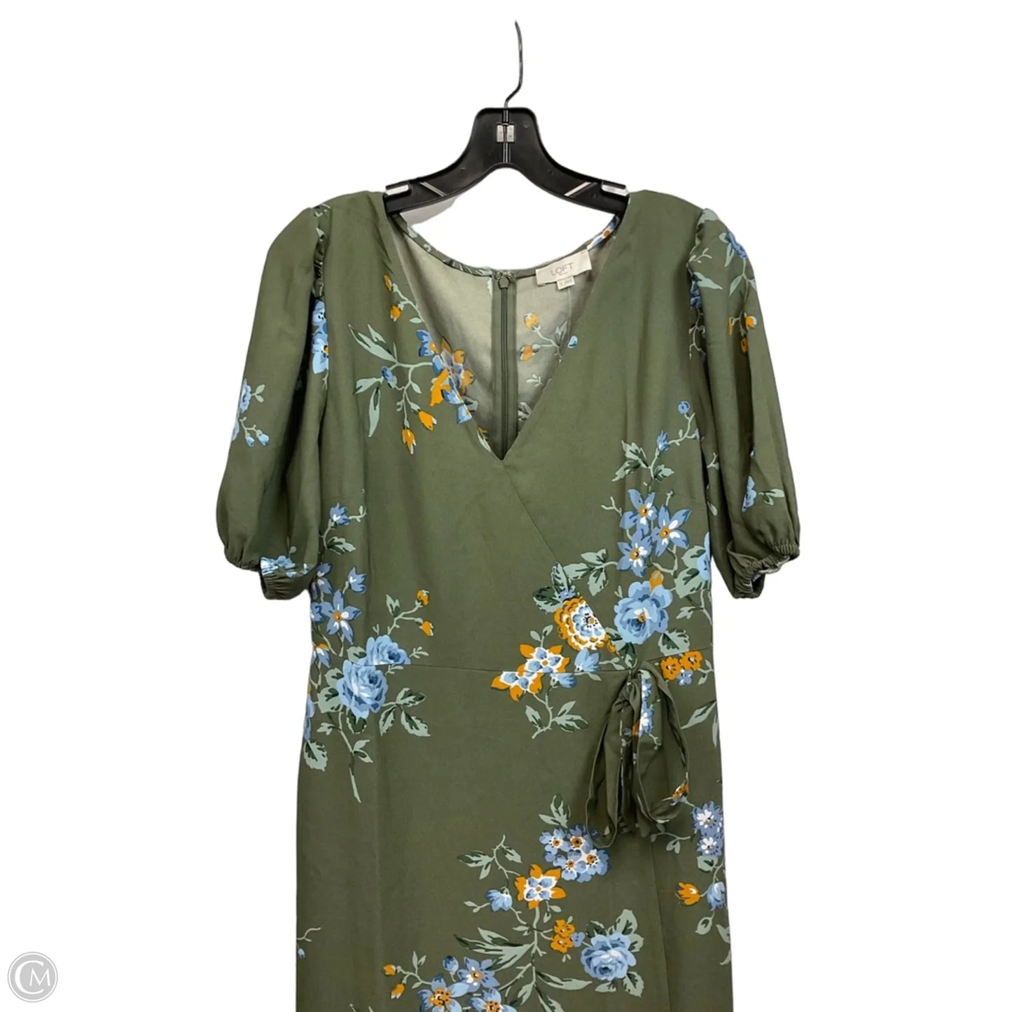 Dress Casual Midi By Loft In Green, Size: M