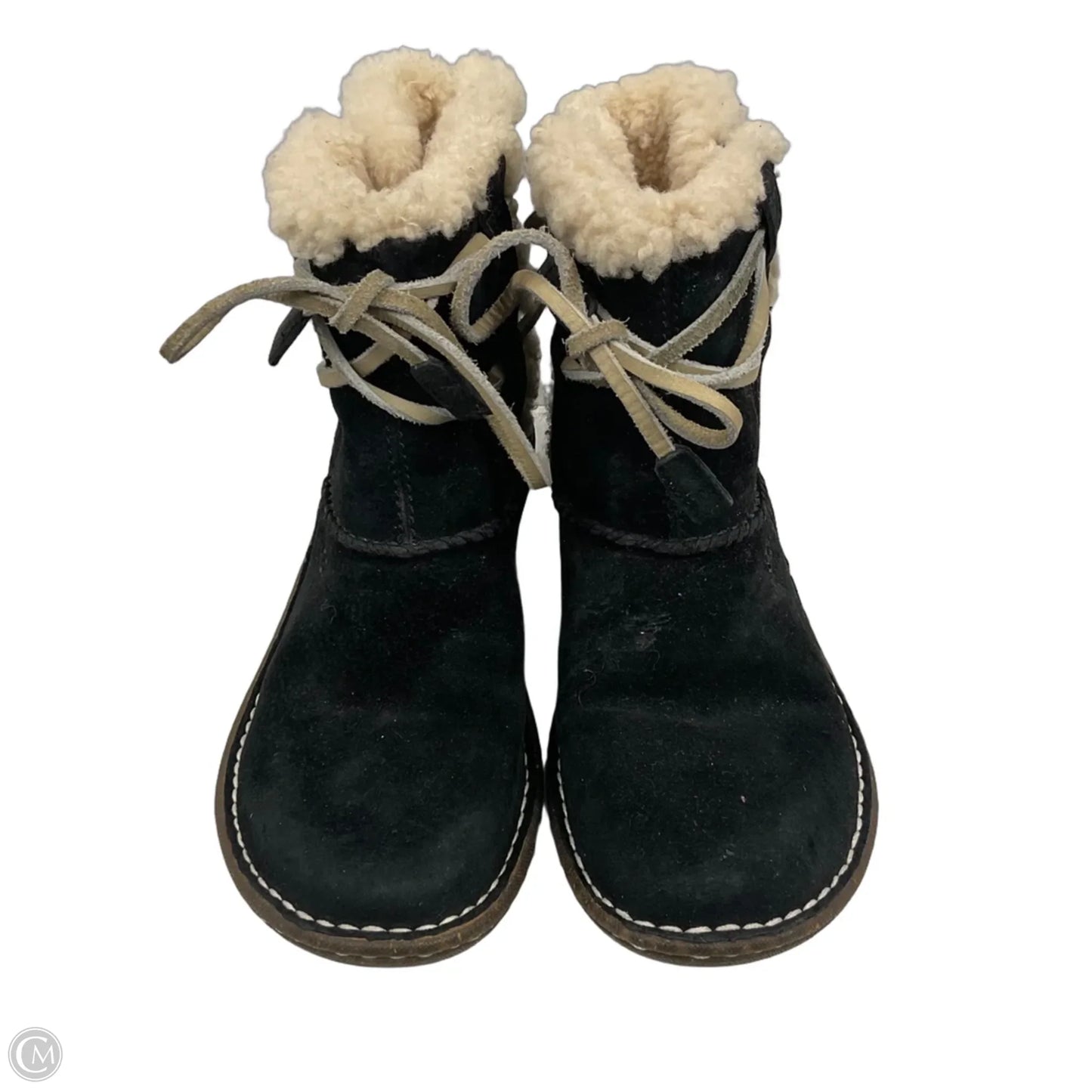 Boots Ankle Flats By Ugg In Black, Size: 7