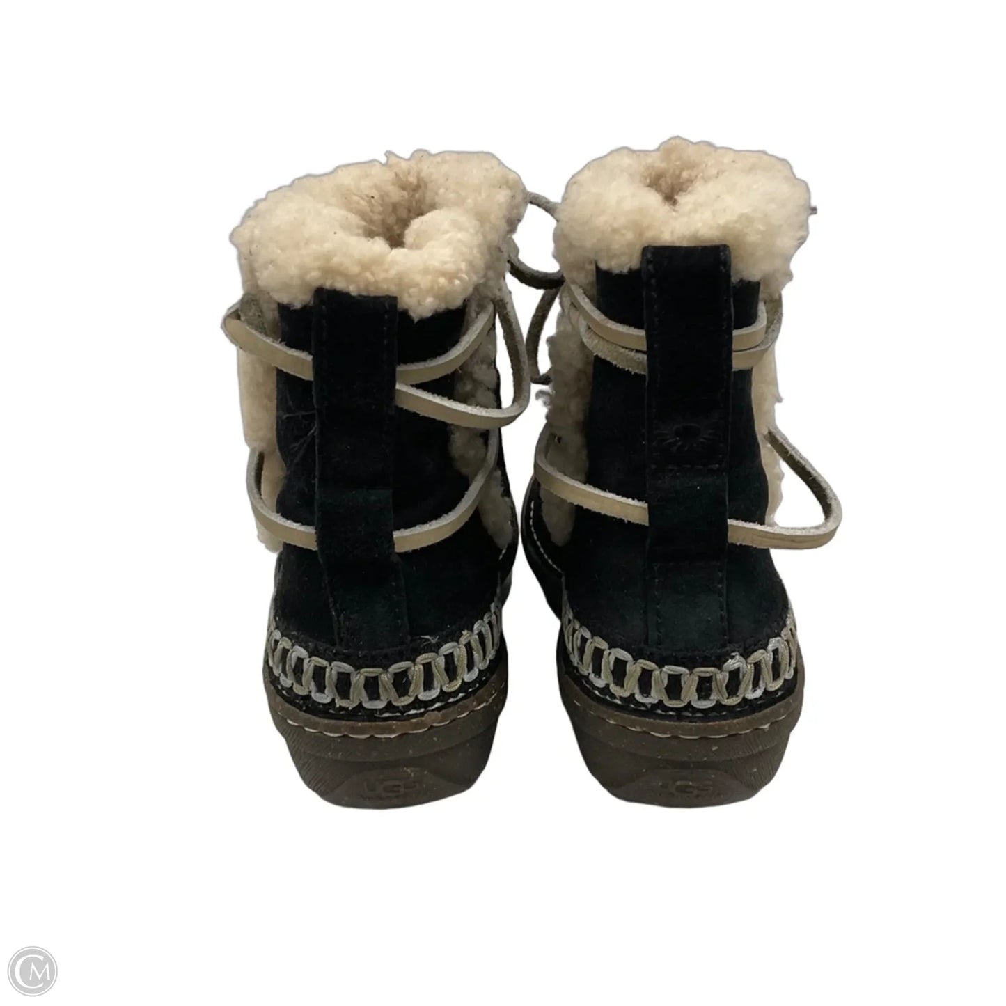 Boots Ankle Flats By Ugg In Black, Size: 7