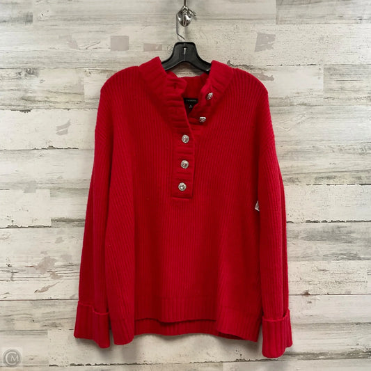 Sweater By Talbots In Red, Size: M