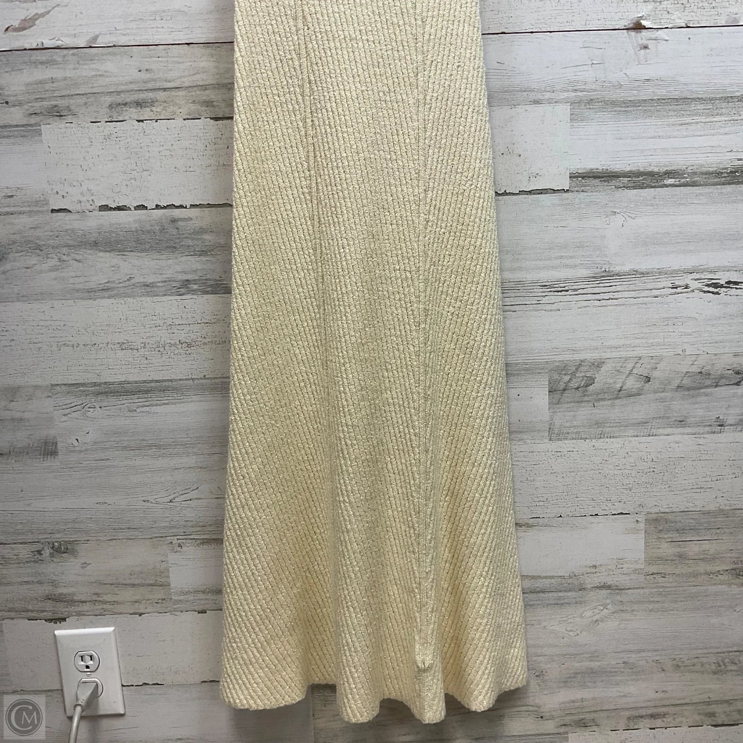 Dress Sweater By Line & Dot In Cream, Size: L