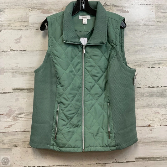 Vest Other By Cj Banks In Green, Size: 1x