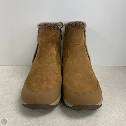 Boots Ankle Flats By Easy Spirit In Brown, Size: 9