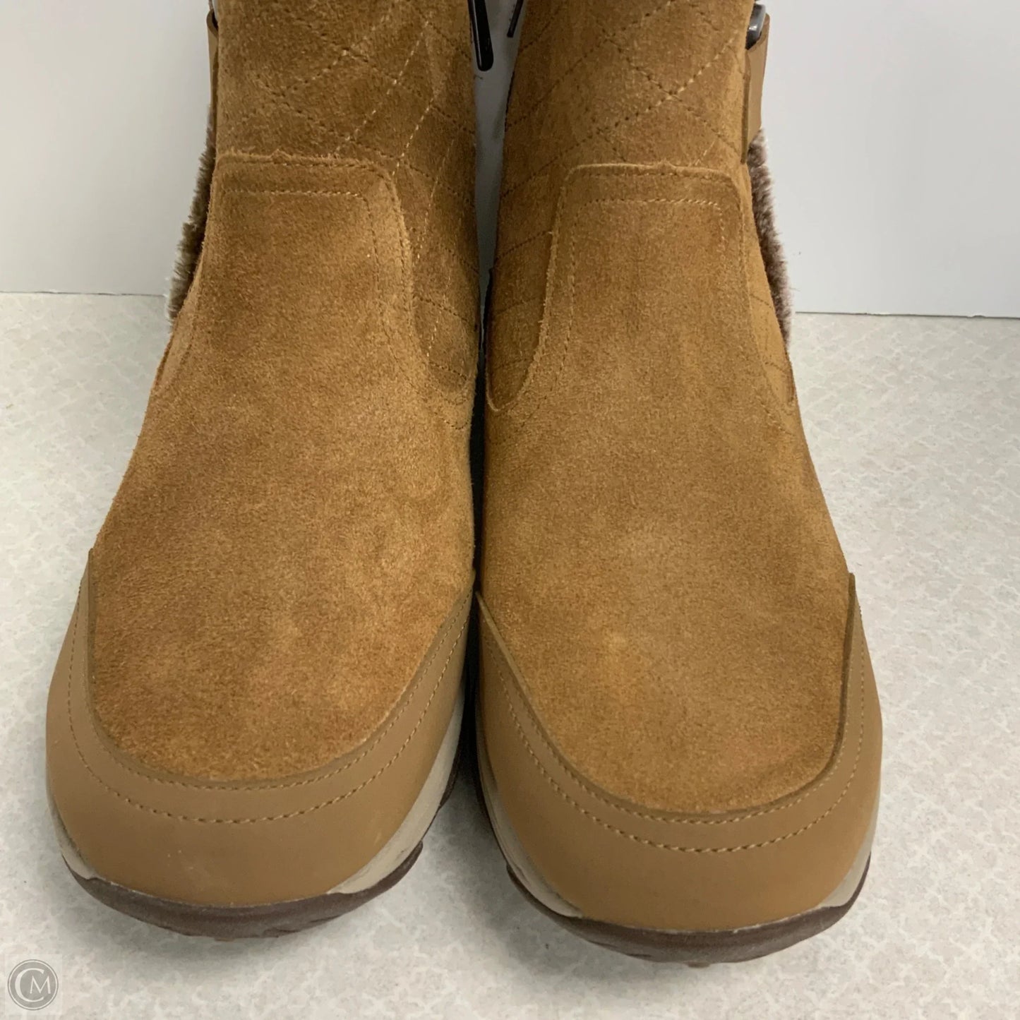 Boots Ankle Flats By Easy Spirit In Brown, Size: 9