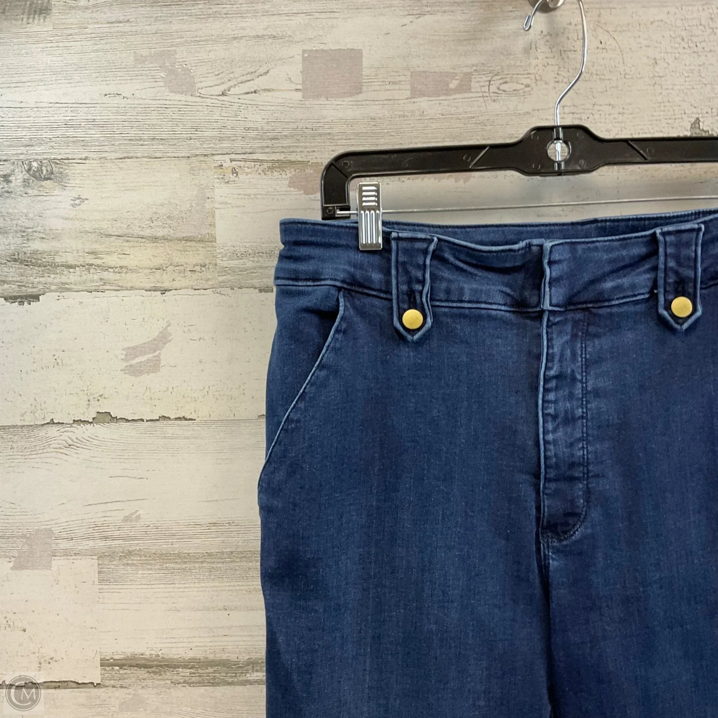 Jeans Boot Cut By Croft And Barrow In Blue Denim, Size: 14
