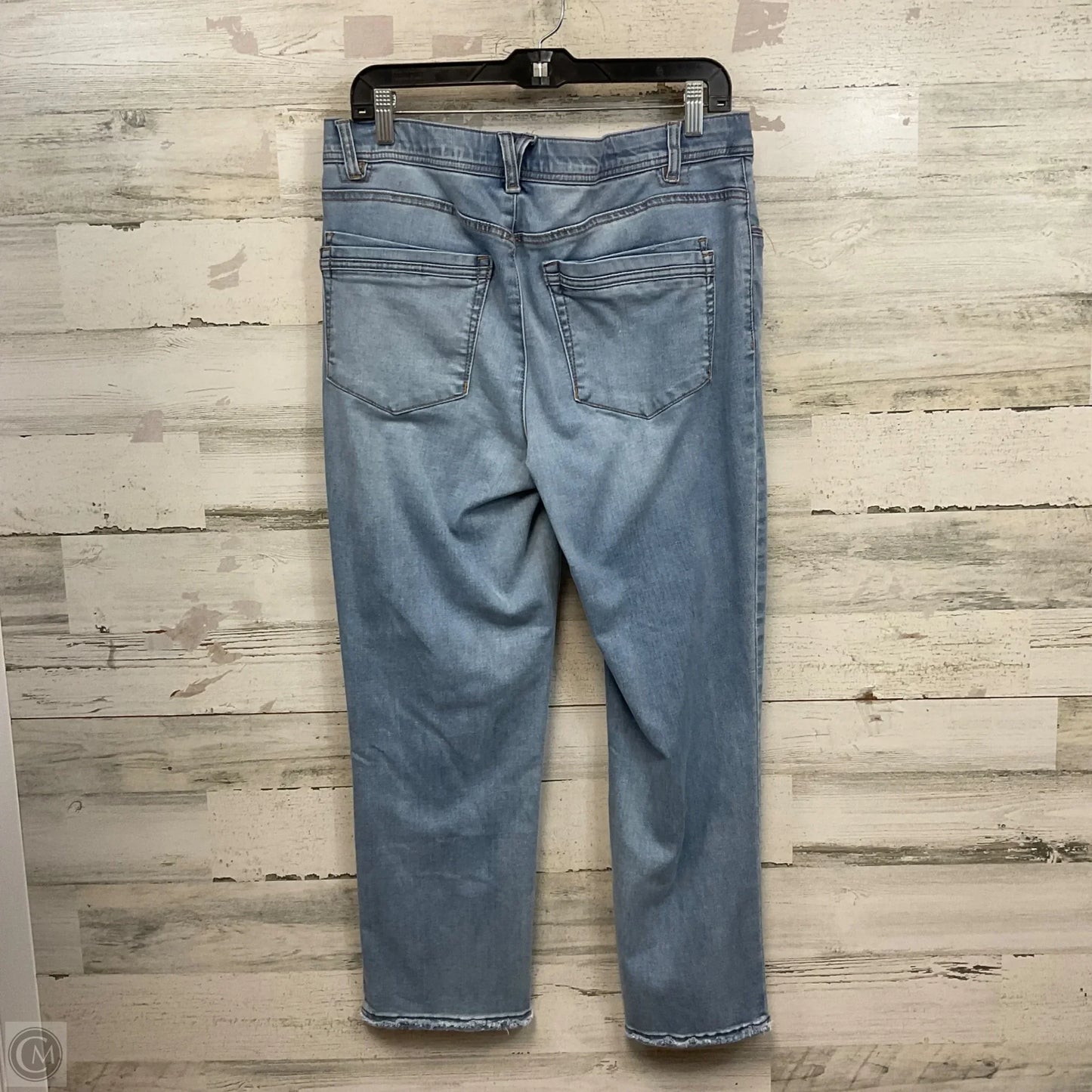 Jeans Straight By Democracy In Blue Denim, Size: 12
