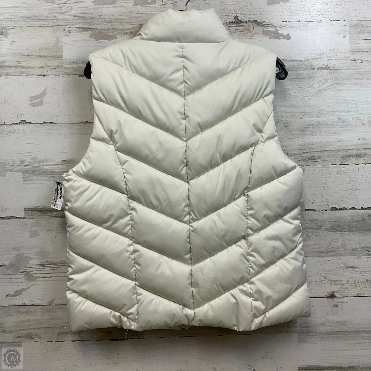 Vest Puffer & Quilted By Cole-haan In Cream, Size: L