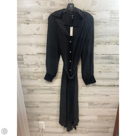 Dress Casual Maxi By Banana Republic In Black, Size: LP