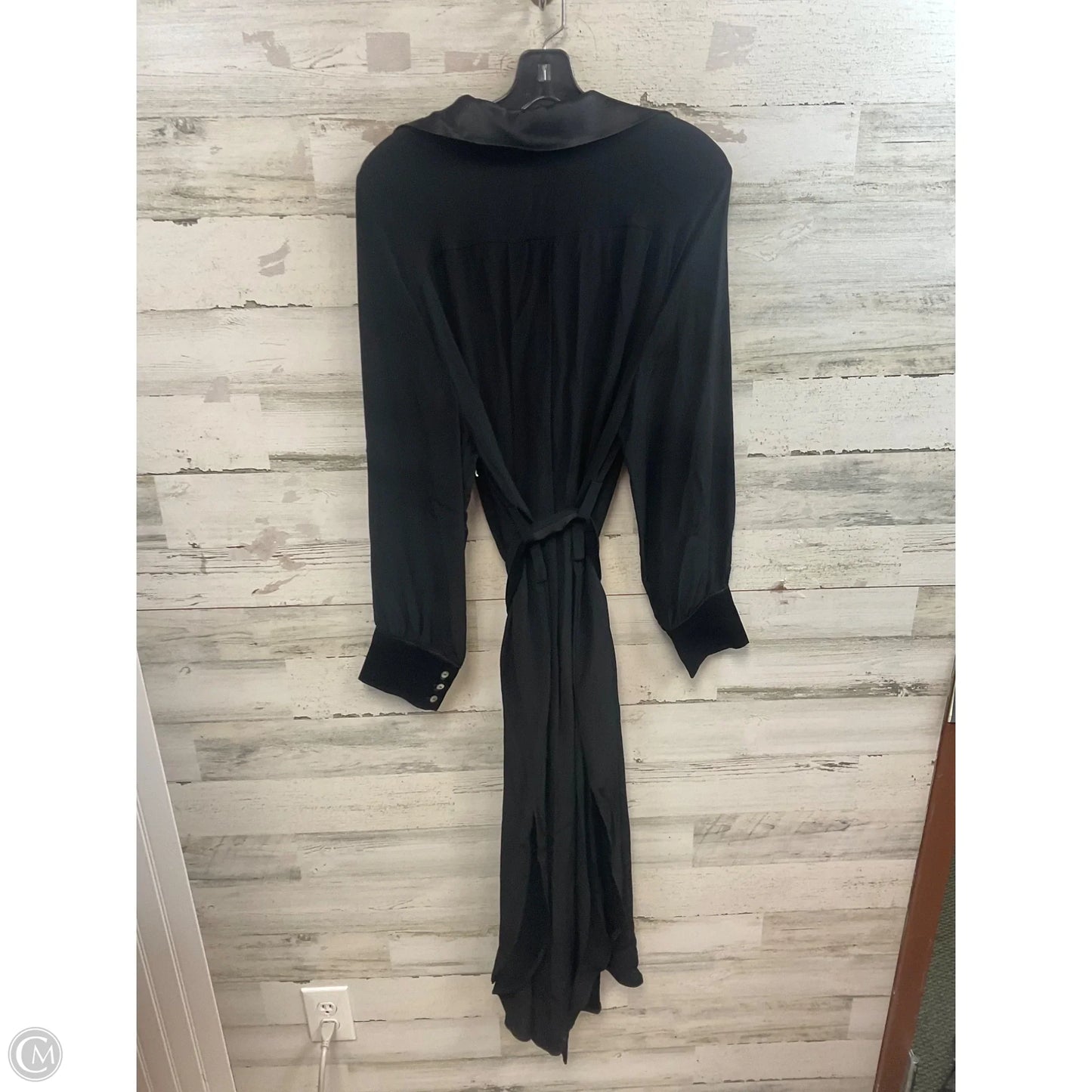 Dress Casual Maxi By Banana Republic In Black, Size: LP