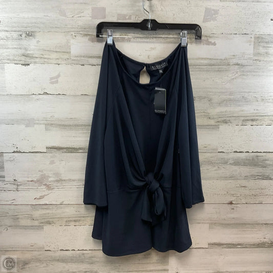 Top 3/4 Sleeve By Eloquii In Blue, Size: 3x