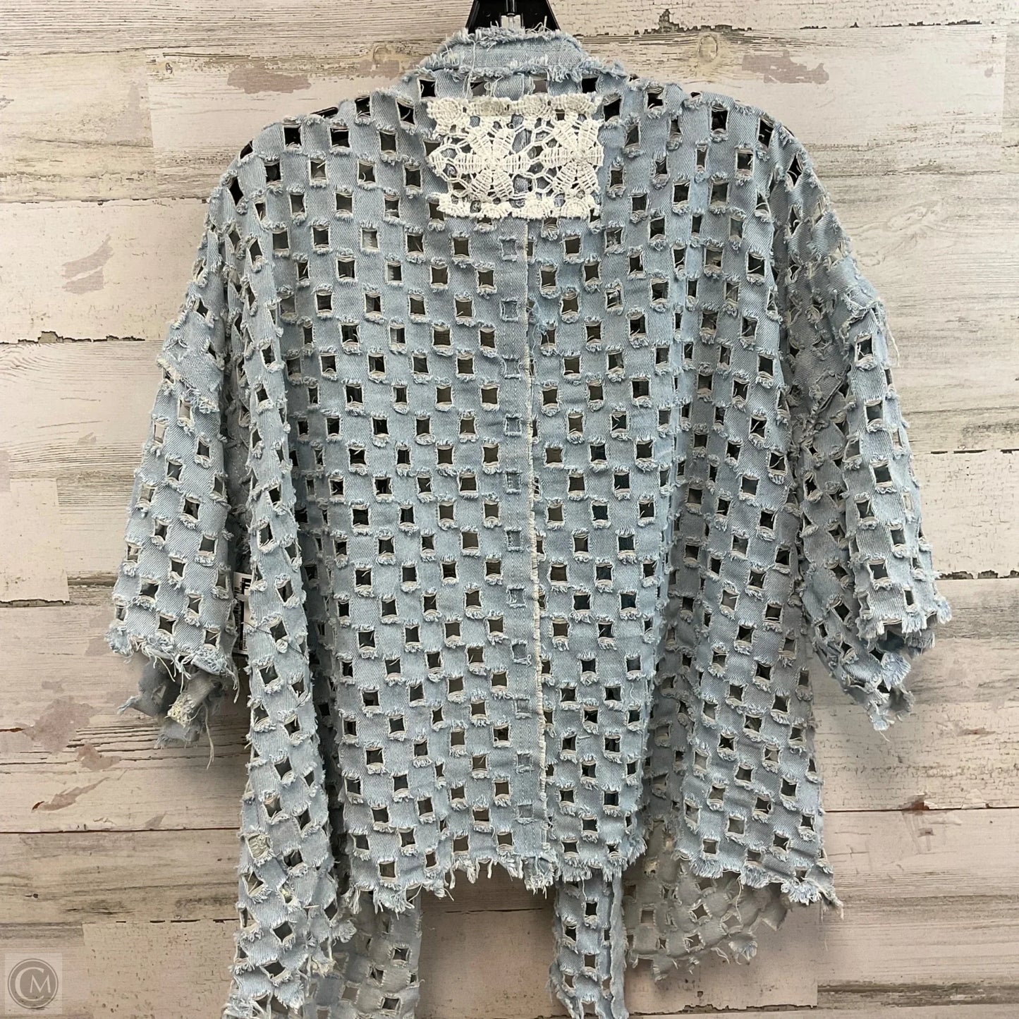 Cardigan By Pol In Blue & White, Size: L