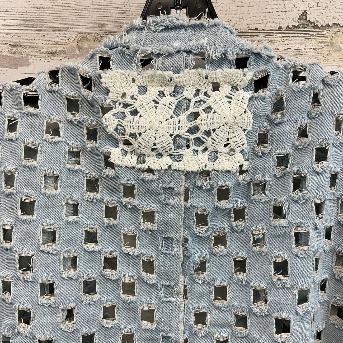 Cardigan By Pol In Blue & White, Size: L