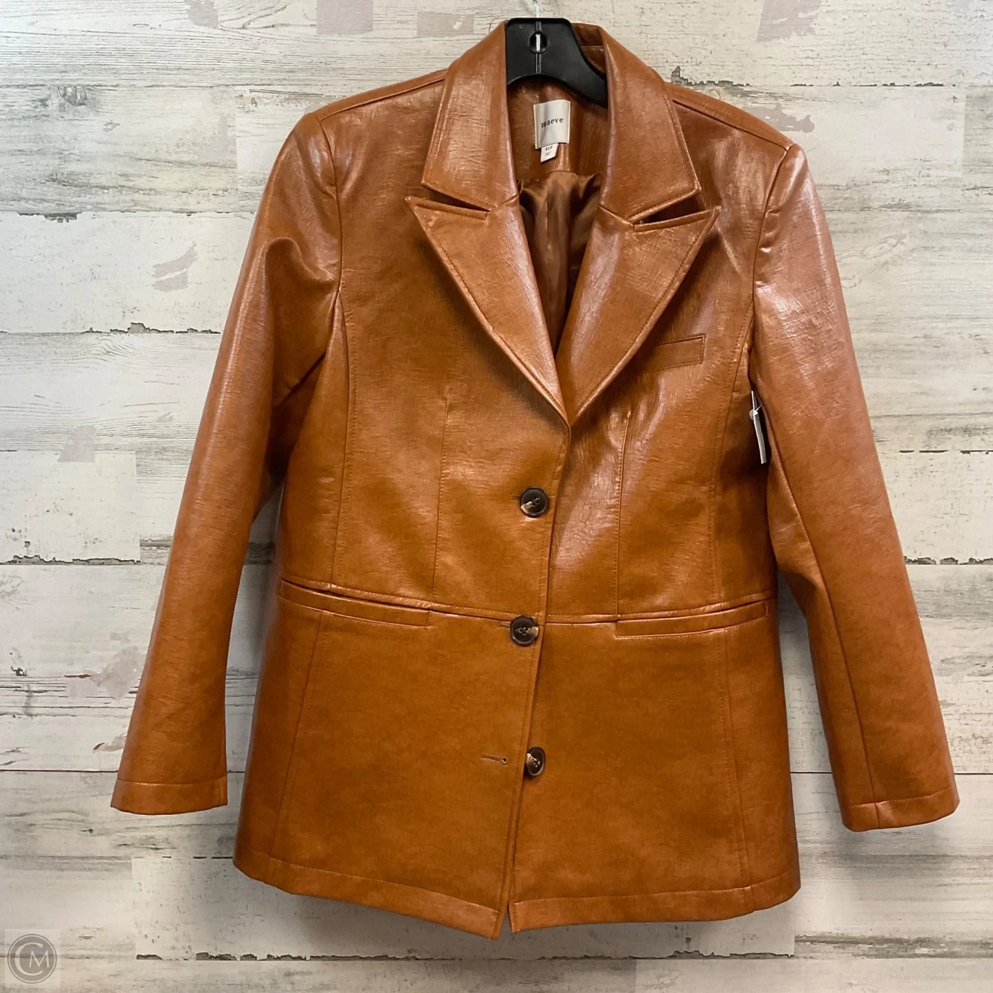 Jacket Other By Maeve In Brown, Size: Xsp