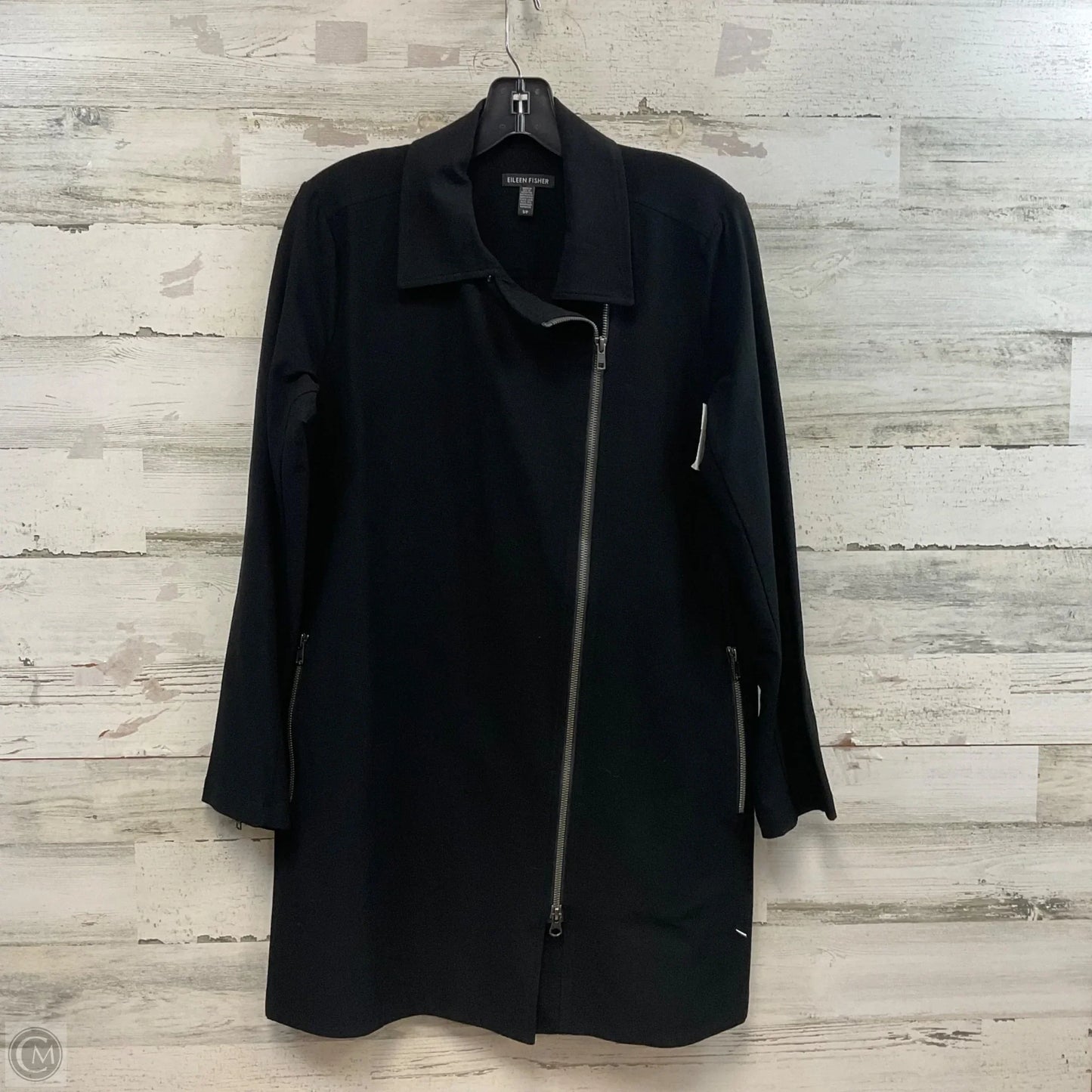 Jacket Other By Eileen Fisher In Black, Size: S