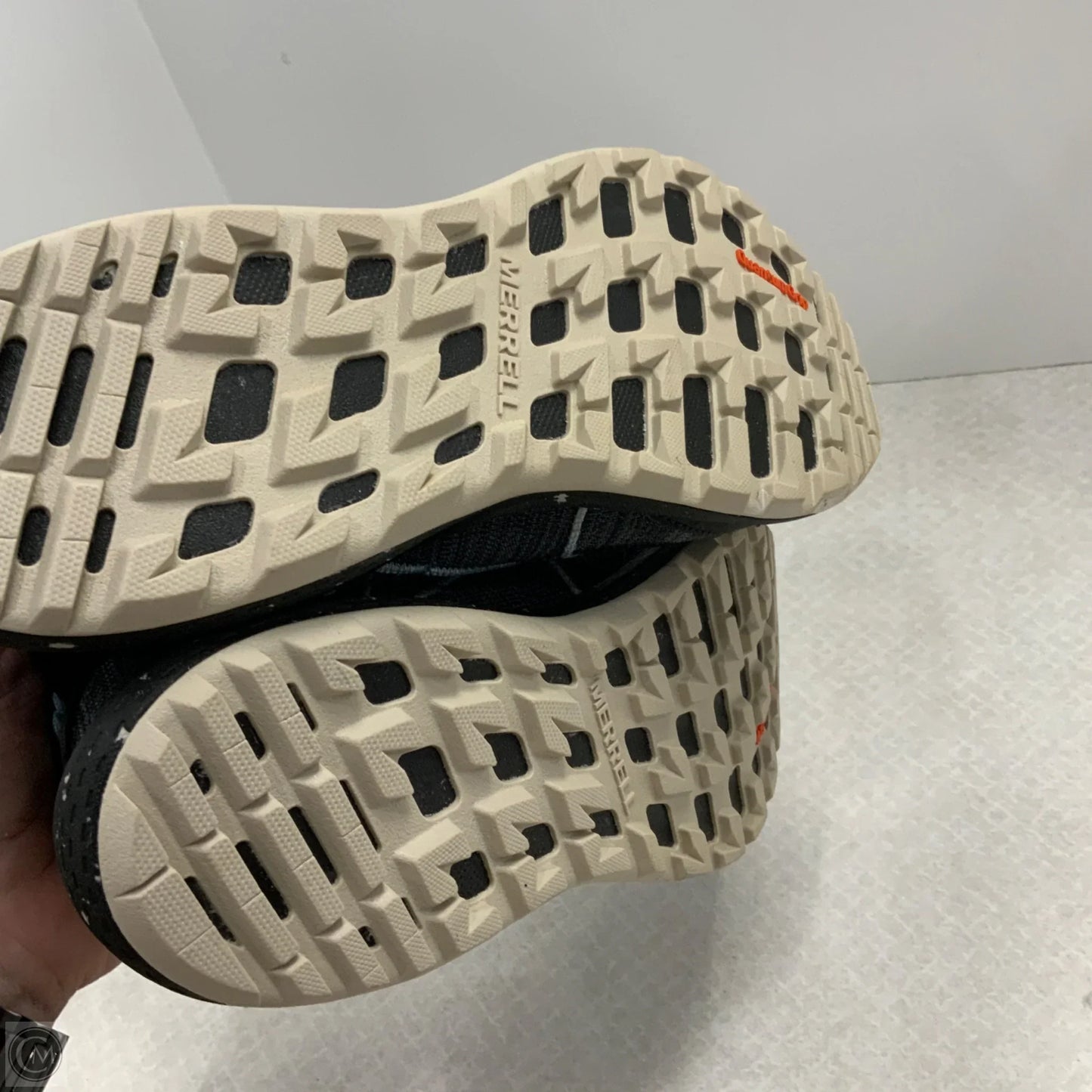 Shoes Athletic By Merrell In Black & Blue, Size: 10