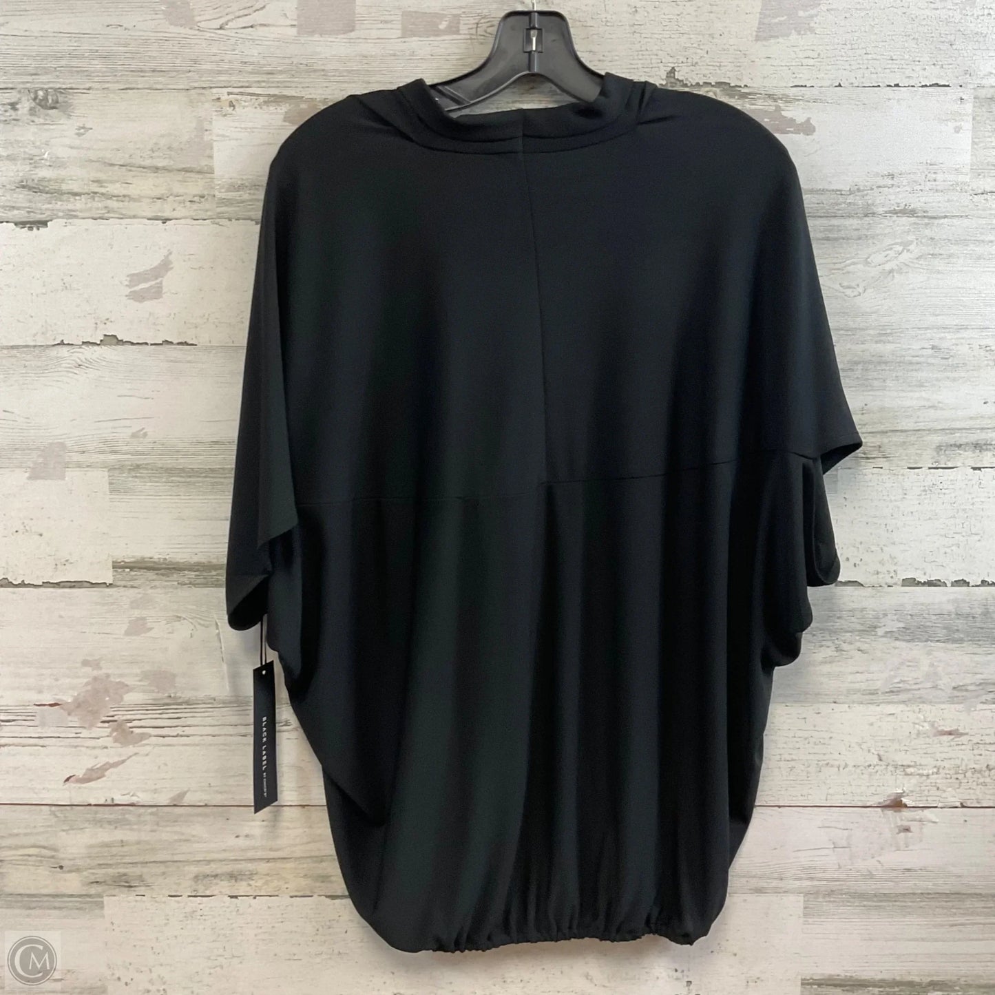 Top Short Sleeve By Chicos In Black, Size: M