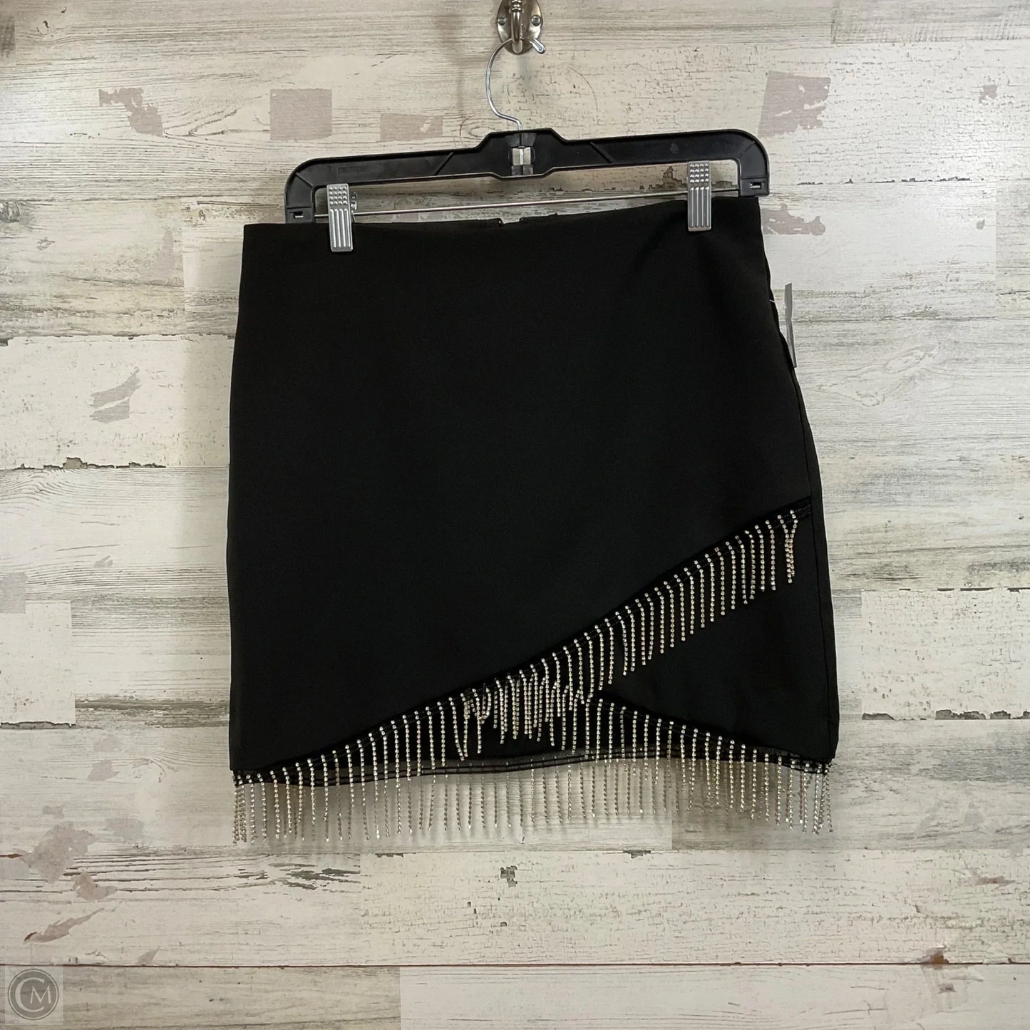 Skirt Set 2pc By House Of Harlow In Black & Silver, Size: S