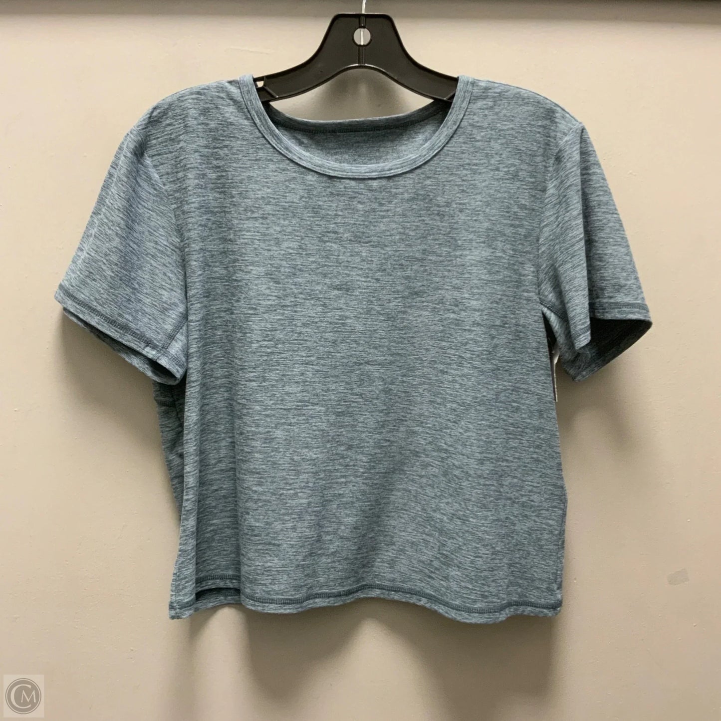 Athletic Top Short Sleeve By Flx In Blue, Size: Xl