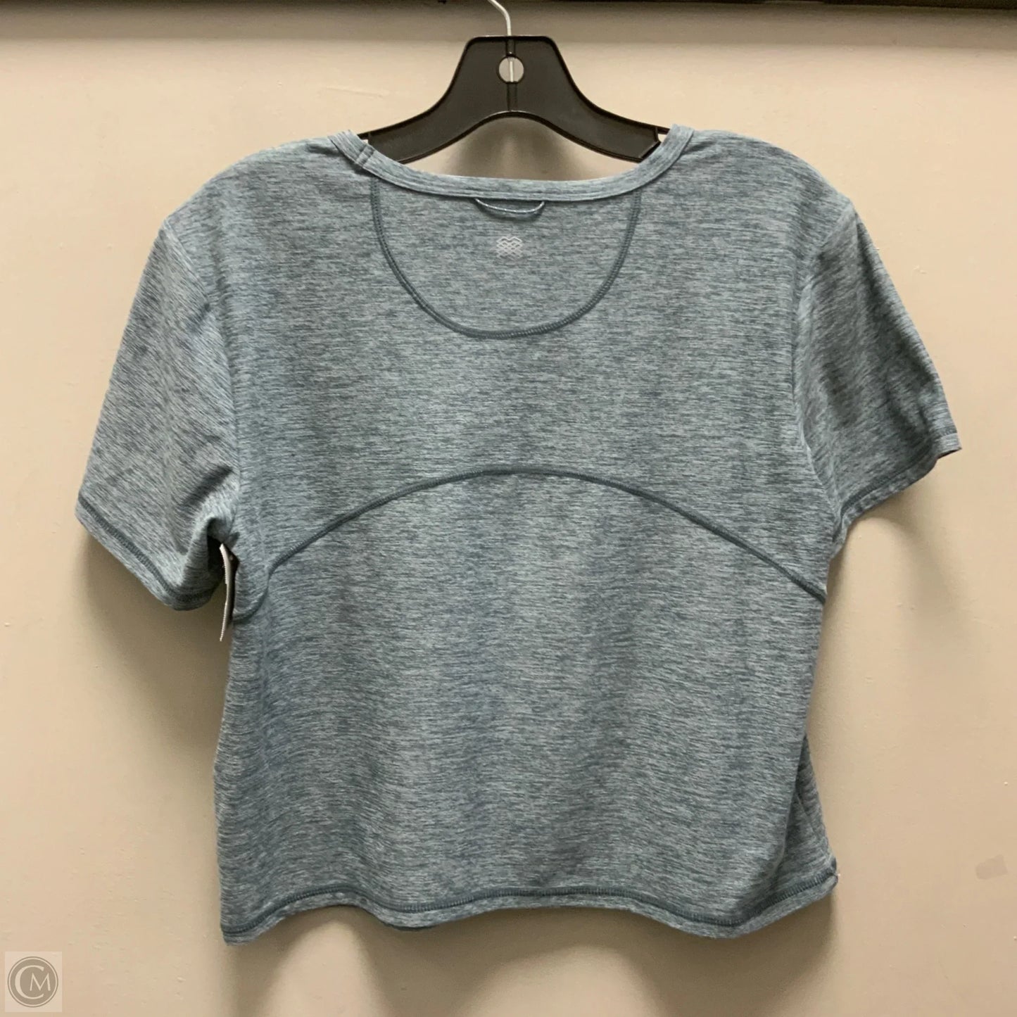 Athletic Top Short Sleeve By Flx In Blue, Size: Xl