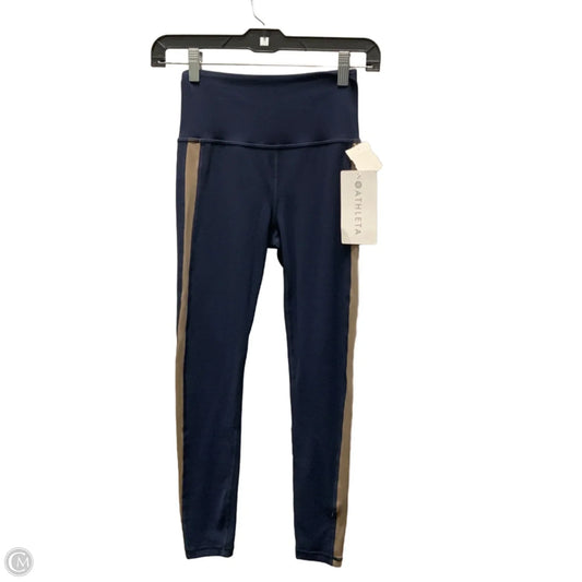 Athletic Leggings By Athleta In Blue, Size: Xxs