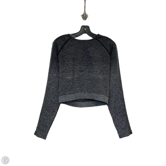 Athletic Top Long Sleeve Collar By Fabletics In Black, Size: Xl