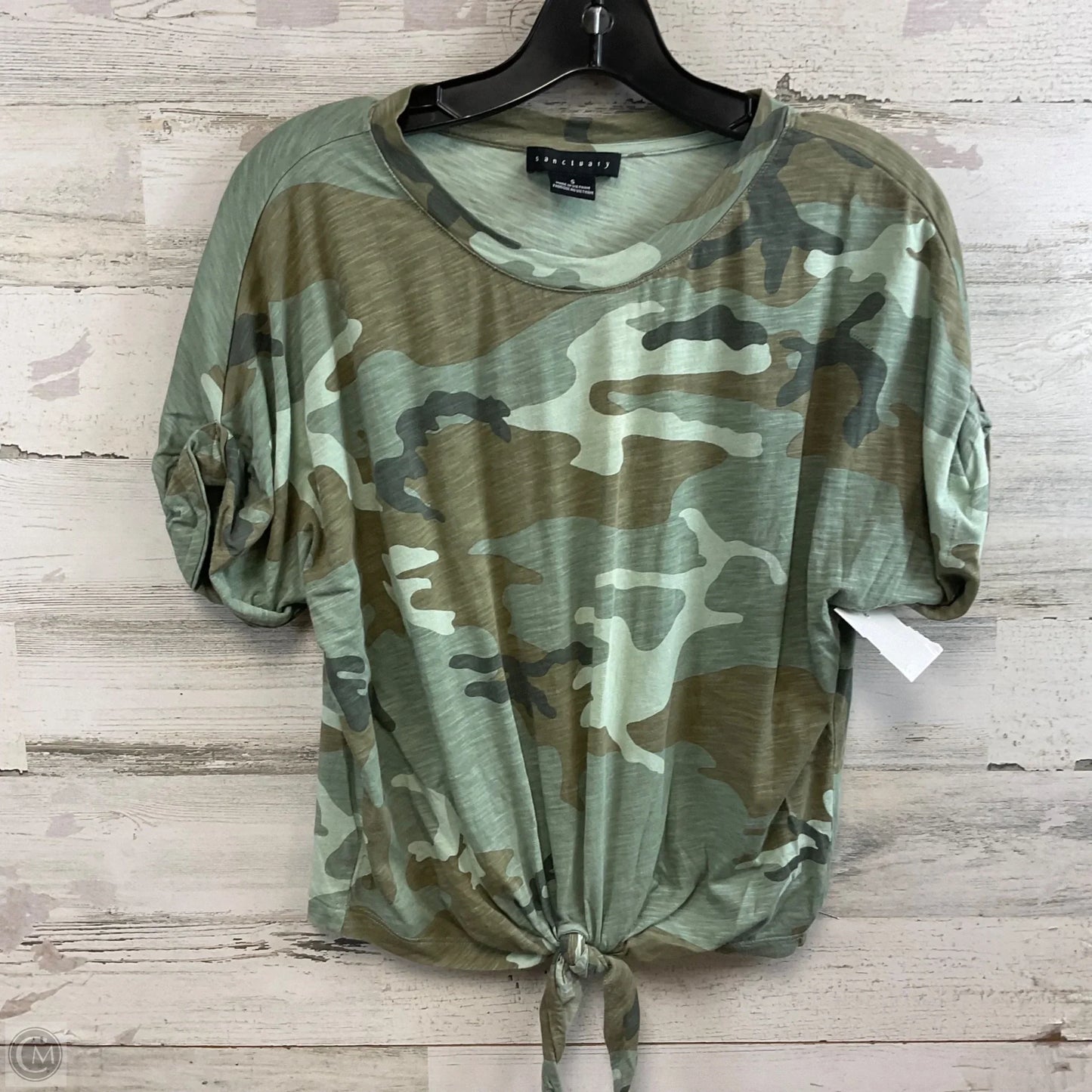 Top Short Sleeve Basic By Sanctuary In Green, Size: S