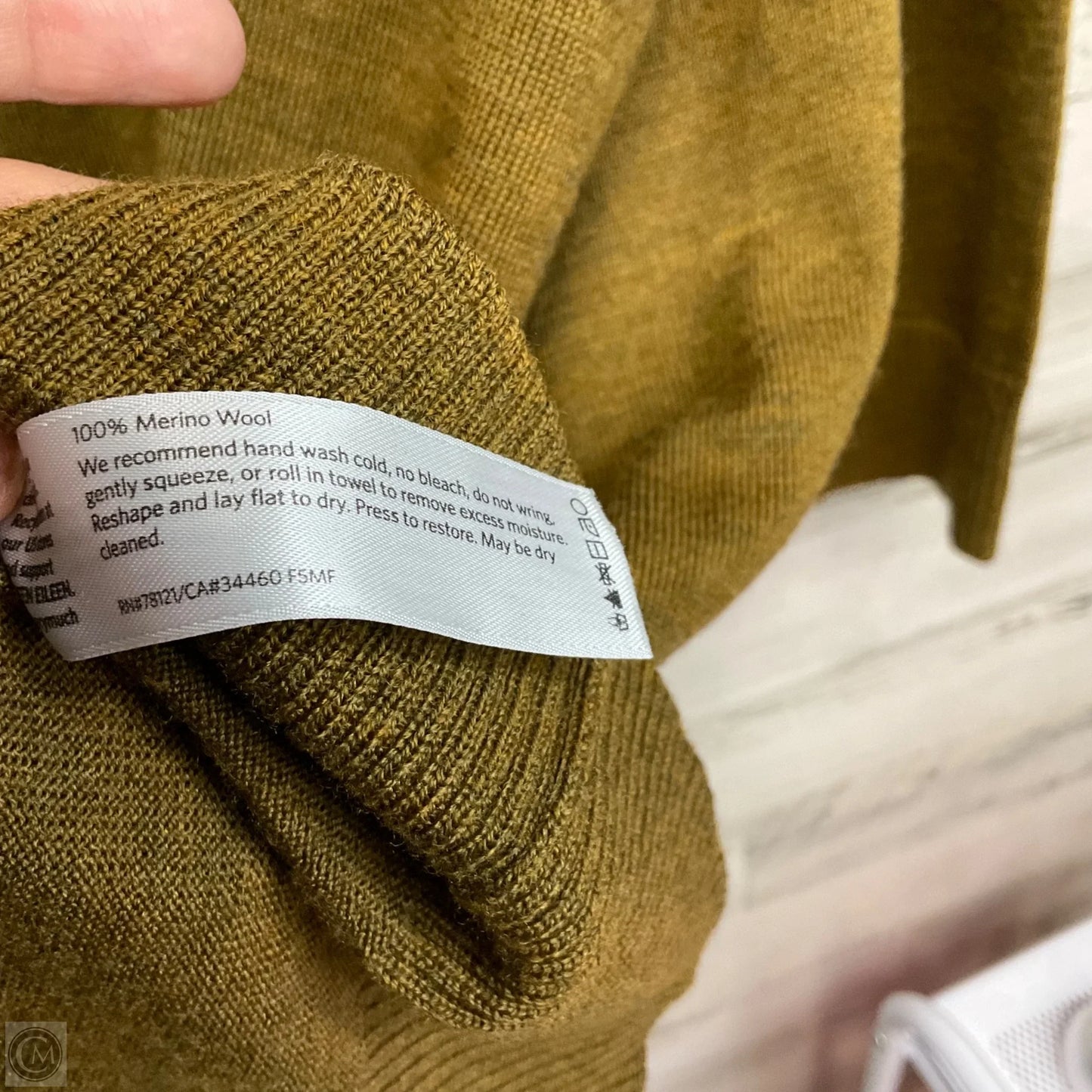 Sweater By Eileen Fisher In Green, Size: Xl