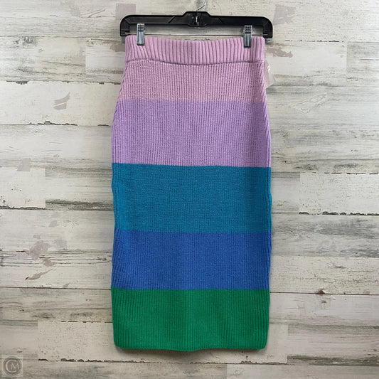 Skirt Midi By Timing In Purple, Size: S