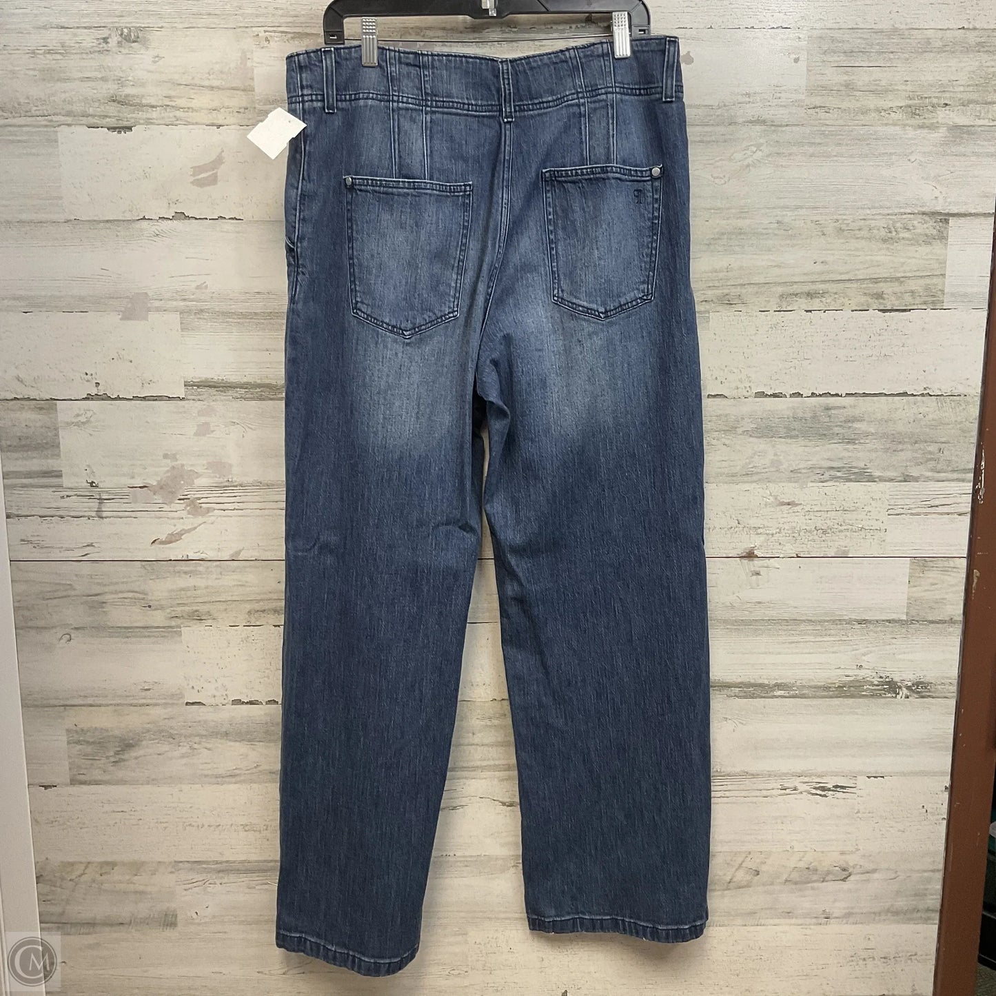 Jeans Wide Leg By Pilcro In Blue Denim, Size: 14