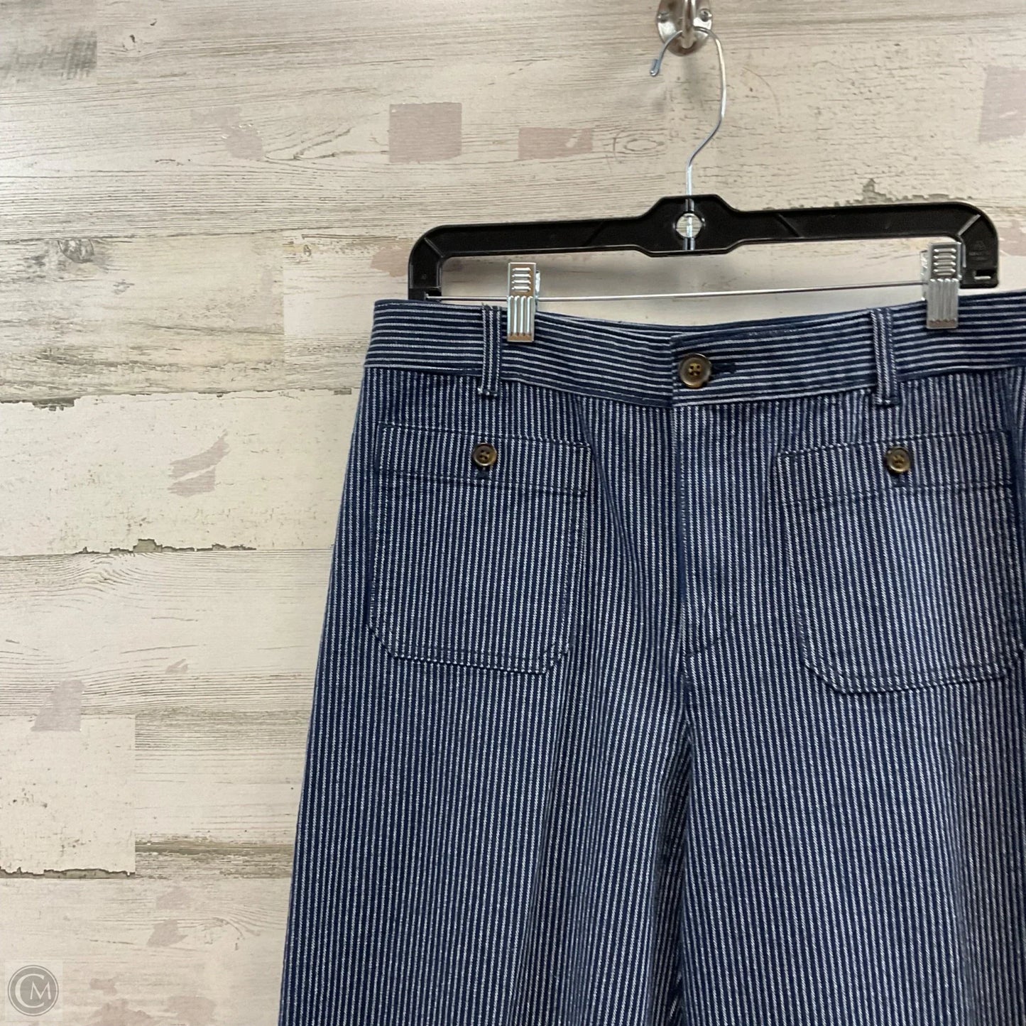 Pants Wide Leg By Loft In Blue, Size: 12