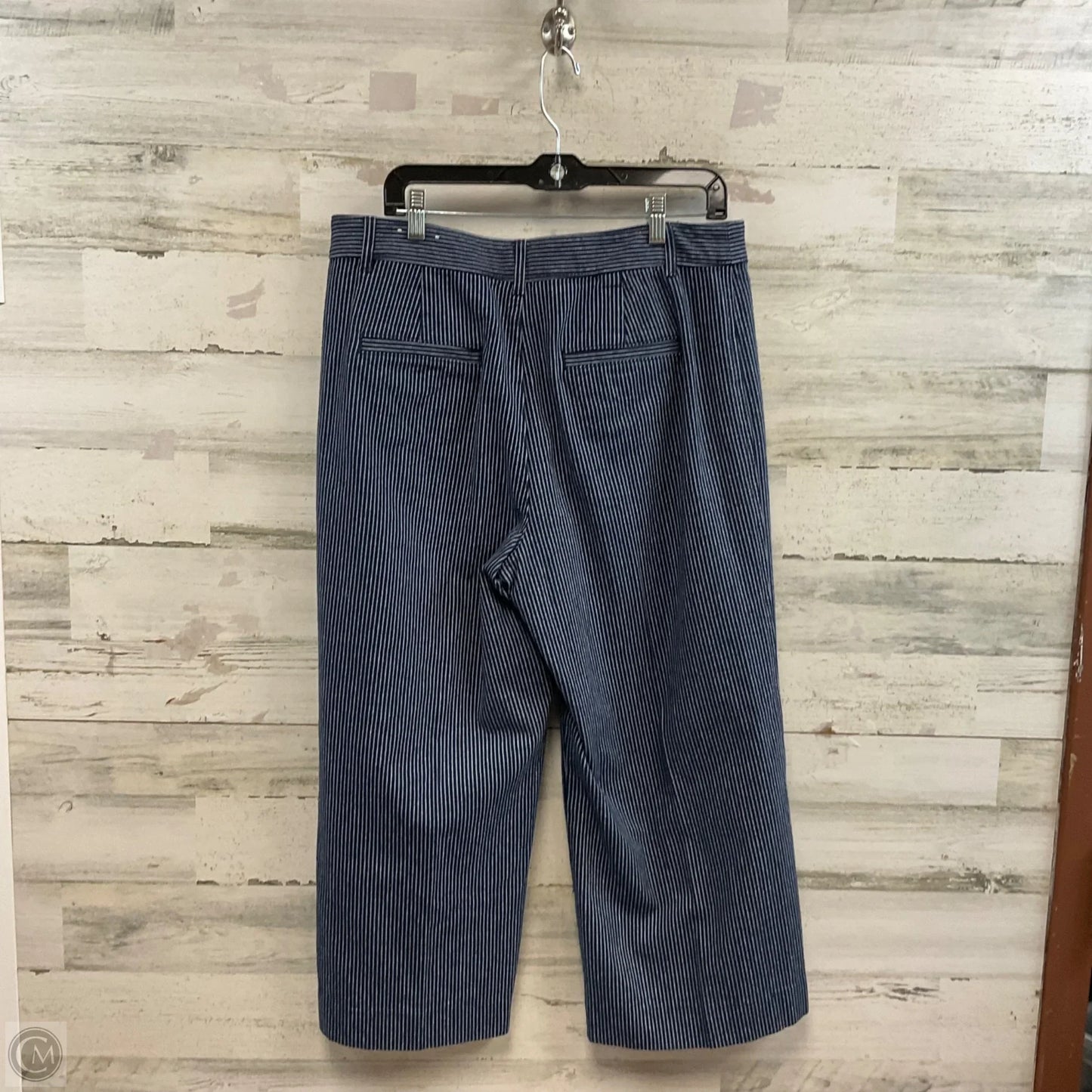 Pants Wide Leg By Loft In Blue, Size: 12