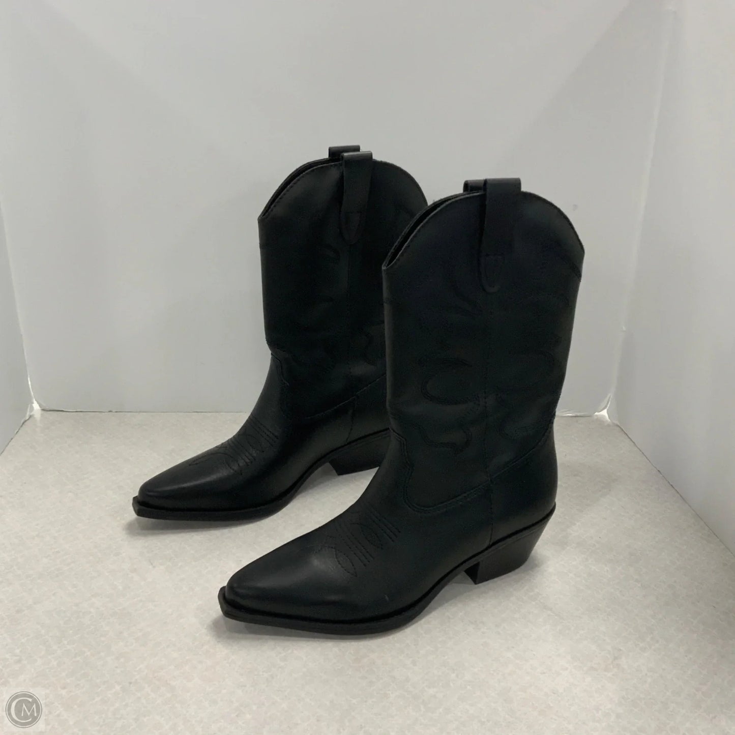 Boots Western By Steve Madden In Black, Size: 7