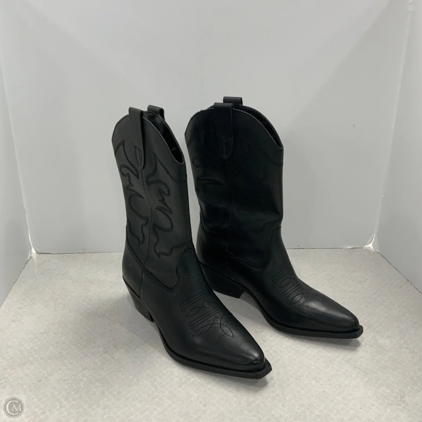 Boots Western By Steve Madden In Black, Size: 7