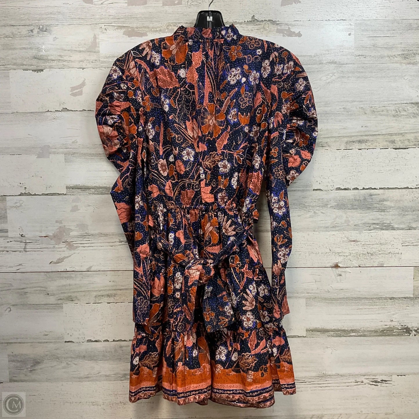 Dress Casual Short By Ulla Johnson In Blue & Orange, Size: M