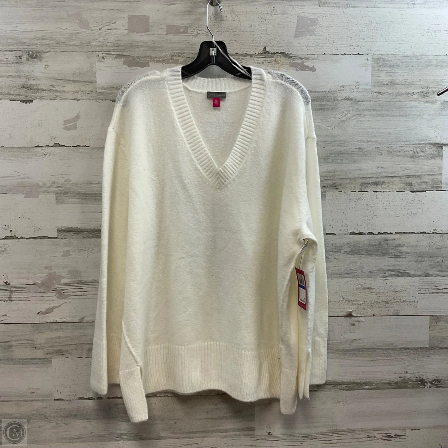 Sweater By Vince Camuto In Cream, Size: Xl