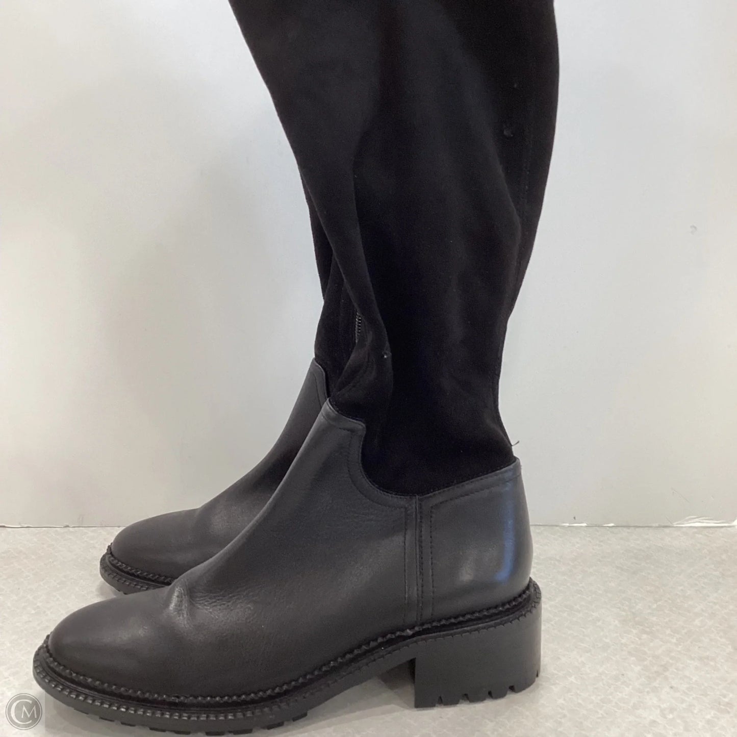 Boots Knee Flats By Aquatalia In Black, Size: 8